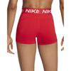 Nike Pro Logo Letter Print Hohe Taille Sportshorts Damen-Shorts University-Rot CZ9857-658