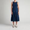 Levis Fashionable Versatile Comfortable Fresh Solid Color Pleated Sleeveless Dress Women Dresses 0061T-0000