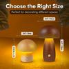 LED Mushroom Light, Night Light with Touch Sensor, Dimmable Bedside Light with USB Charging Desk Light for Home Decoration Light