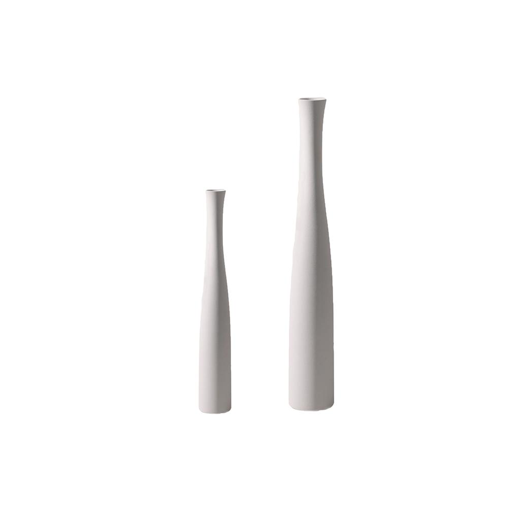 Vasi Stampati in 3D - Vasi Alti Conici Bianchi e Neri, Decorazione per Ingresso Vaso di Benvenuto Ornamento, Vasi Decorativi Stile Moderno Minimalista