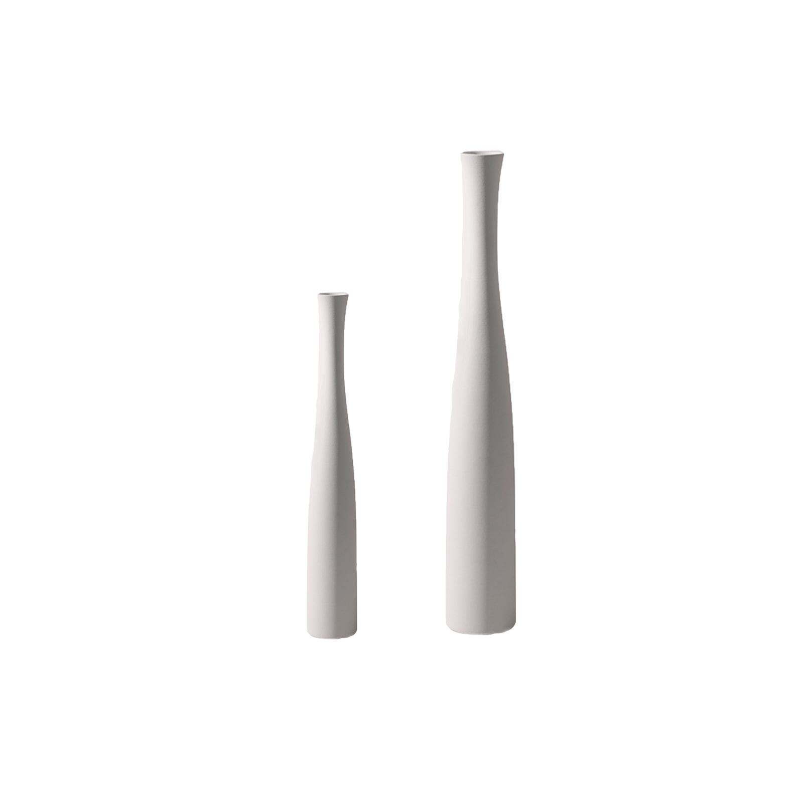 

3D Printed Vases - Black and White Tall Conical Vases, Entryway Decor Welcome Vase Ornament, Modern Minimalist Style Decor Vases белый