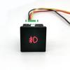 1PC DC12V Car LED DRL Camera Power ON off Fog Light Switch Button with wire For Golf 6 Jetta MK6 Scirocco Touran 2006 - 2012