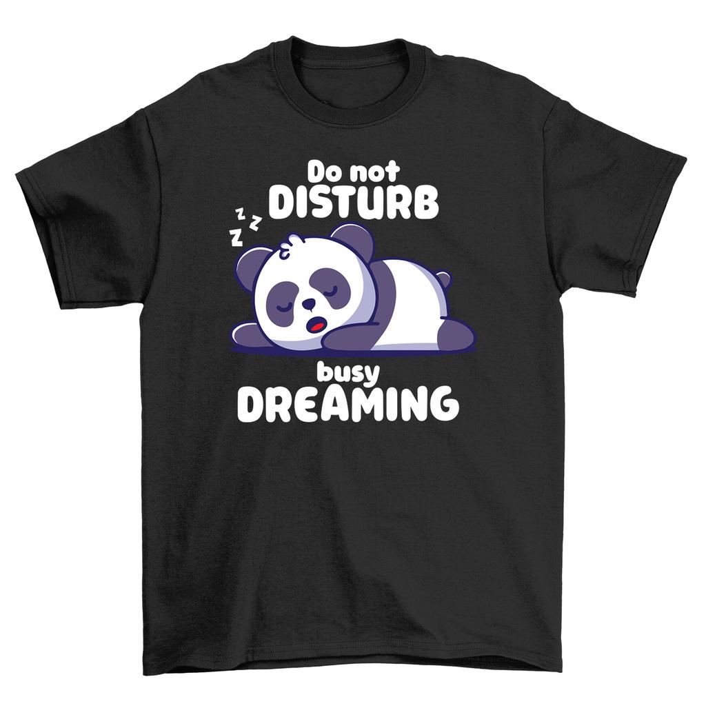 Do Not Disturb Panda T-Shirt Mens Womens Tees Top - Funny and Furry! Unisex Design,100% Cotton. Perfe