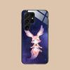 HSR Mem Glass Mobile Phone Case for Samsung Galaxy S26 S25 S24 S23 S22 S21 S20 Note20 Plus FE Ultra Colorful Cover