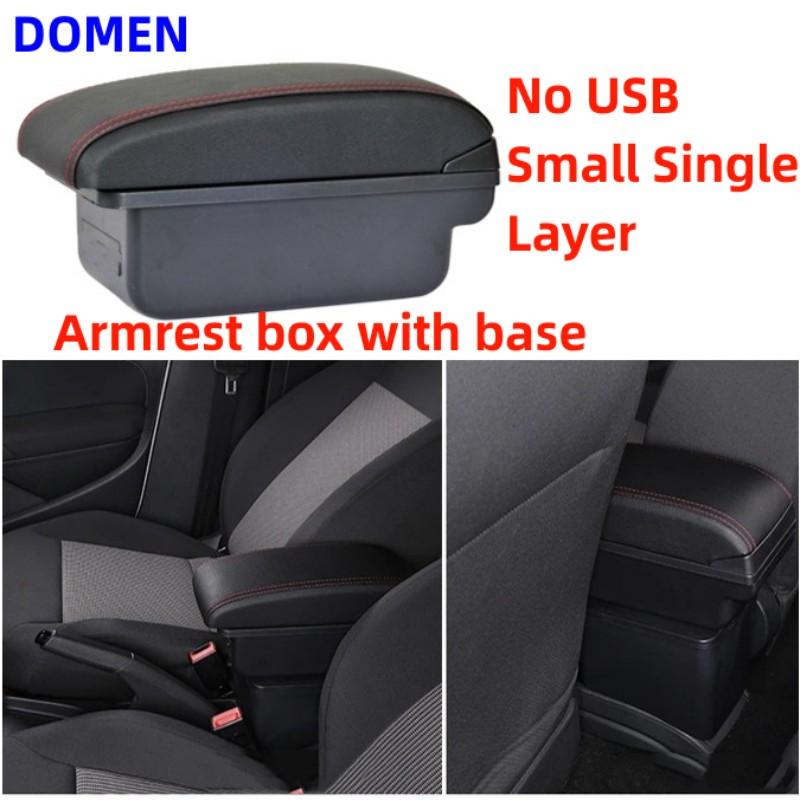 Universal Car Armrest Universal Model Armrest Box Car Accessories Storage Box Modification Retrofit parts Relieve Fatigue A3 Black red No USB