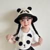 Adjustable Summer Beach Cap Big Brim Children Sun Hat Cute Kid Sun Protection Hat  Girl