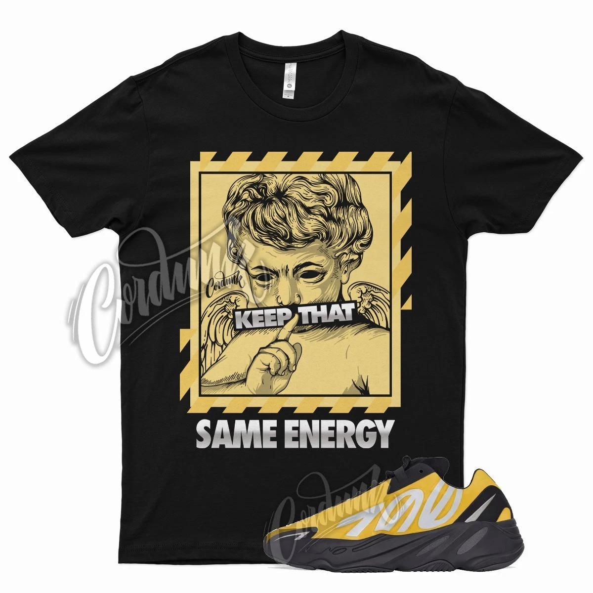 

Black ENERGY T Shirt for YZ 700 MNVN Honey Flux Yellow Metallic Silver 350 2XL