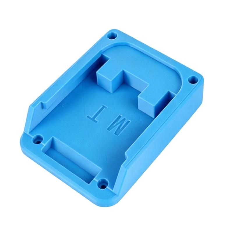 Wall Mounted Battery Storage Organizers Plastic Display Rack Drop Resistant Battery Tool Holder Base Fixing Devices