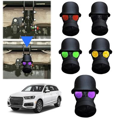 Trailer Hitch Cover Trailer Mask Hitch Helmet and Gas Mask Design Hitch Trailer Protector Cap Prevent Receiver Tube From Rusting