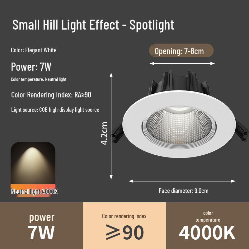 Ultra-Heller Einbaudeckenstrahler für Zuhause, Einkaufszentrum oder Bekleidungsgeschäft