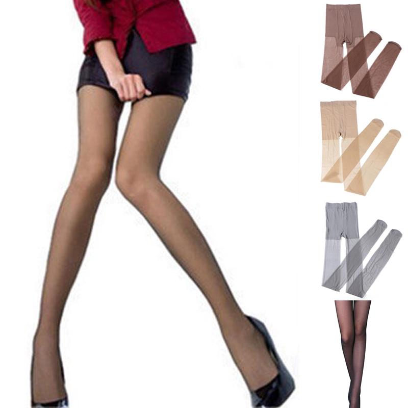 High Elastic Summer Tights Black Nude Gray Stockings Summer Sexy Women Foot Step Sheer Ultra-Thin Pantyhose Skinny Legs Tights