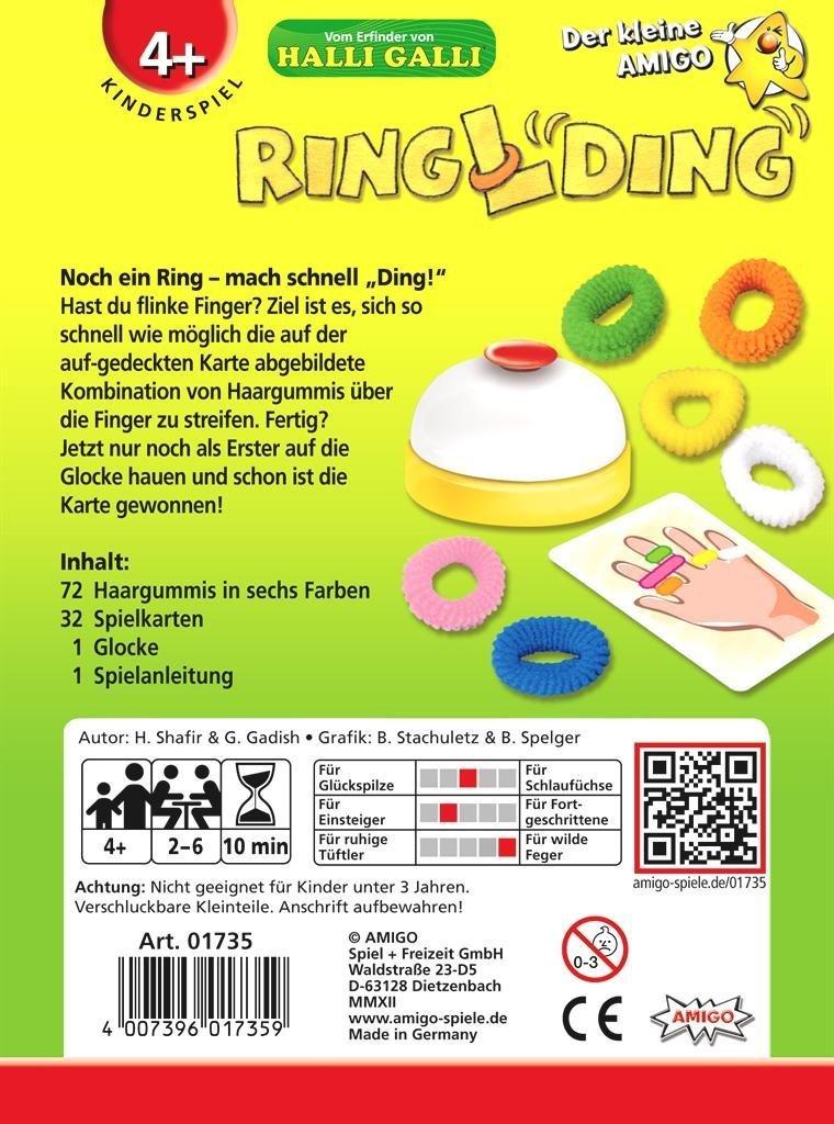 Harigari Ring AMIGO Kinderspiel Table Game Educational Toy Instruction Manual Ringlding [Japanese Included]