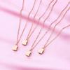 4Pcs Heart Pendant Choker Heart Puzzle Four Leaf Clover Necklace Jewelry Gift