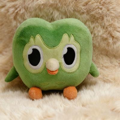 Kawaii Duolingo Green Owl Plush Toy Plushie of Duo The Owl Cartoon Anime Owl Doll Soft Stuffed Animal Children Birthday Gift