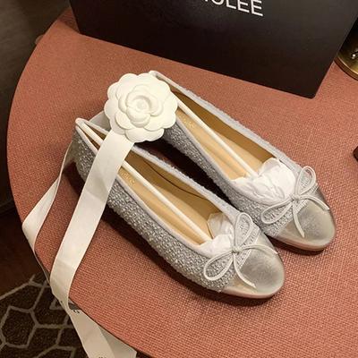 New Women Flat Shoes Spring Summer Fashion Sweet Round Toe Boat Shoes Girl Slip-on Loafers
