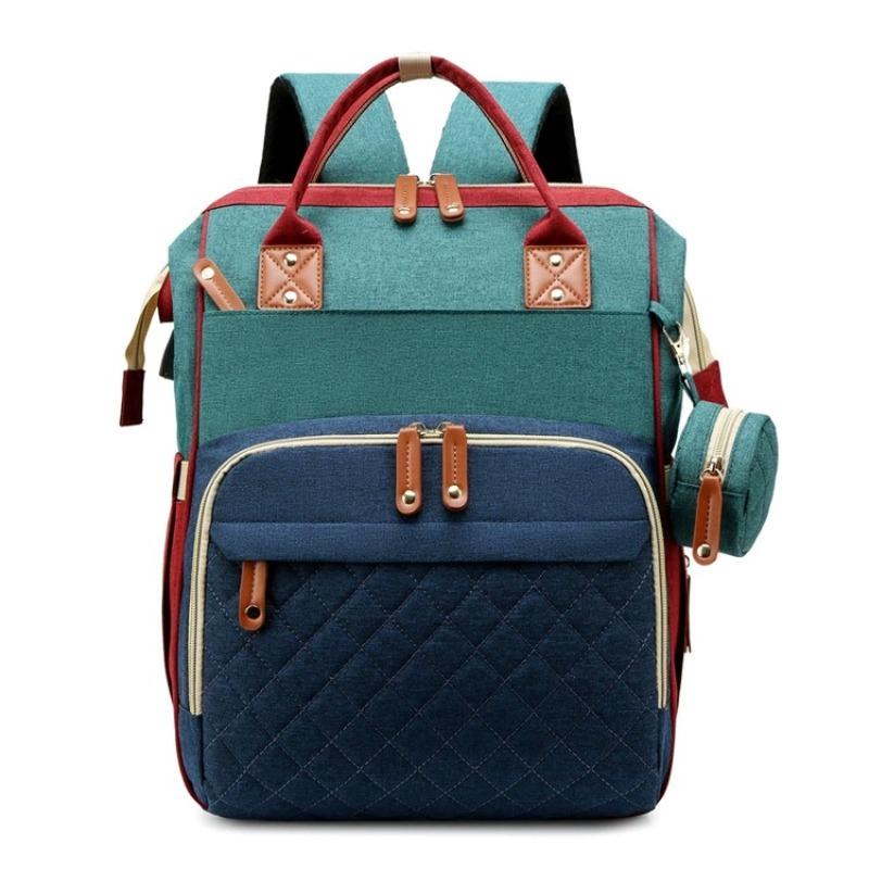 1pcs Large Capacity Mommy Bag Multi Functional Portable Mom Storage Backpack Multi Layer Mother Baby Bags Bottle Aluminum Foil Insulated Pocket