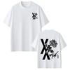 Camiseta de Moda Hip Hop Unisex para Mujer Camiseta con Estampado del Tour 2026 Lost Americana de MGK Manga Corta Holgada Casual Camisetas de Algodón Oversize