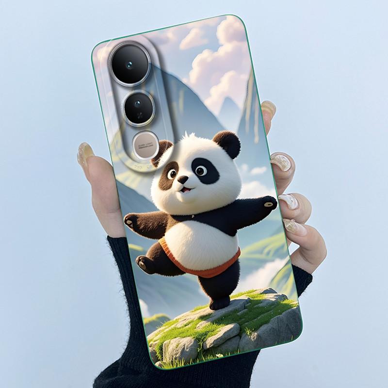 For Vivo V50 Lite Case Lovely Phone Shell Soft Liquid Silicone Back Cover For Vivo V 50 Lite Full Protection Shockproof Bumper
