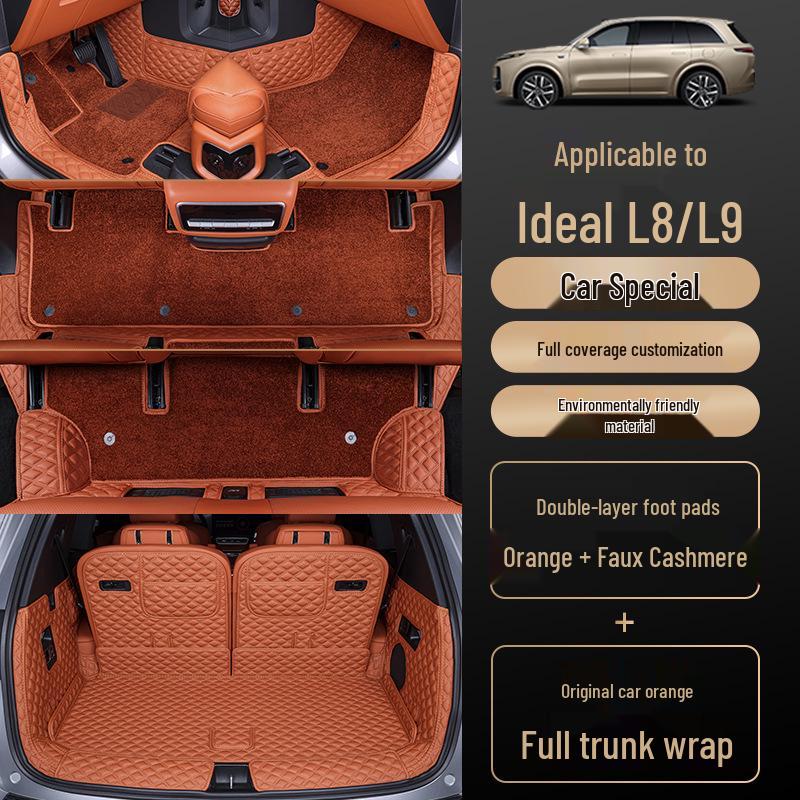 Li Auto L8/L9 Trunk Mat, Full Coverage for Third Row
