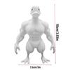 Flexing Muscle Duck Statue 3D Printed Gym Decor for Men, Funny Bodybuilder Duck Collectible Desktop Sculpture