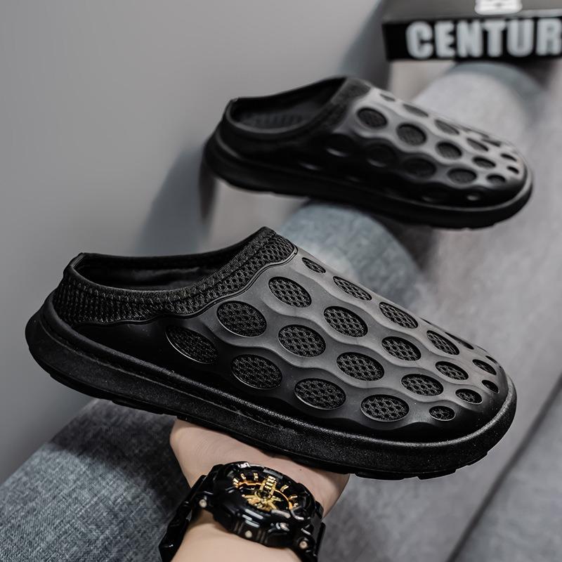 Mesh Slippers for Men,summer New Style Light Home and Outdoor Sandals,breathable Beach Slippers,soft Soled Men's Sandals