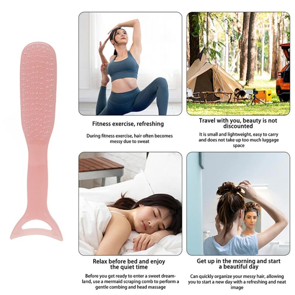 Hairdressing Massage Scraping Comb Professional Hair Styling Comb Gua Sha Comb  Travel