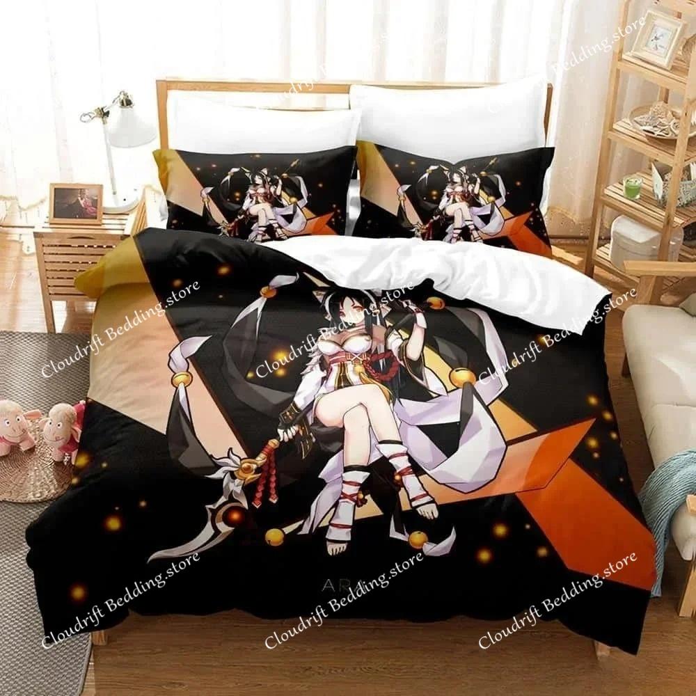 Постельное белье с принтом аниме Elsword Односпальное Двуспальное Полное Queen King Размер Комплект постельного белья Для взрослых Детей Спальня Пододеяльник Комплекты Для домашнего текстиля