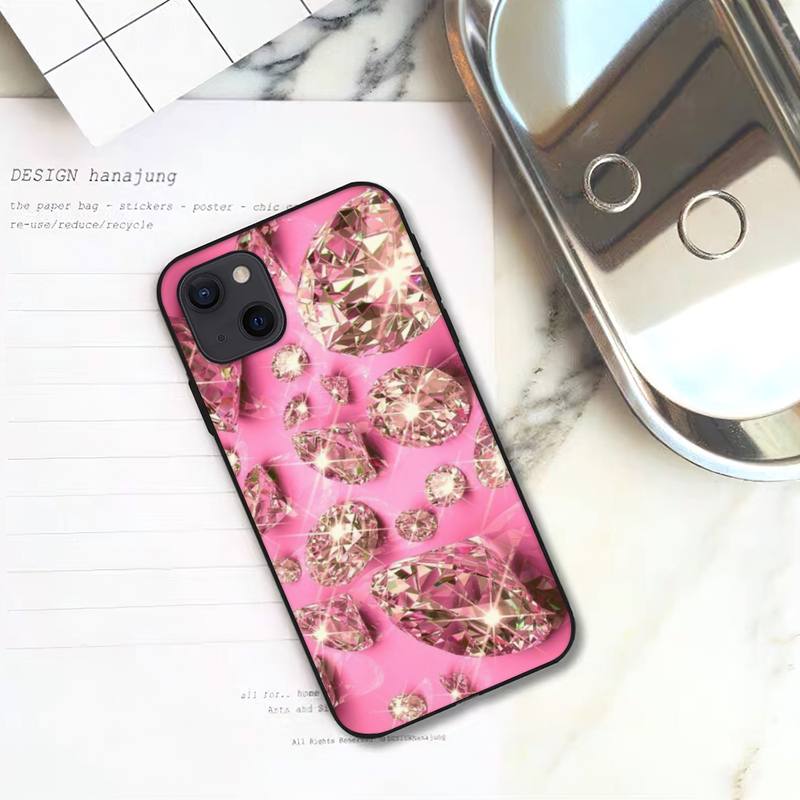 Diamond Love Phone Case For iPhone 11 12 Mini 13 14 Pro XS Max X 8 7 6s Plus 5 SE XR Shell