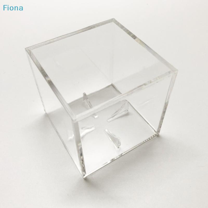 Baseball Acrylic Box Acrylic 80*80*80 Transparent Baseball Storage Collecting Box Golf Ball Display Box