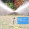 Irrigation Sprinkler, 360 Degree Rotating Irrigation Sprinkler with Telescopic Tripod, Automatic Rotating Sprayer for Garden and Lawn Watering