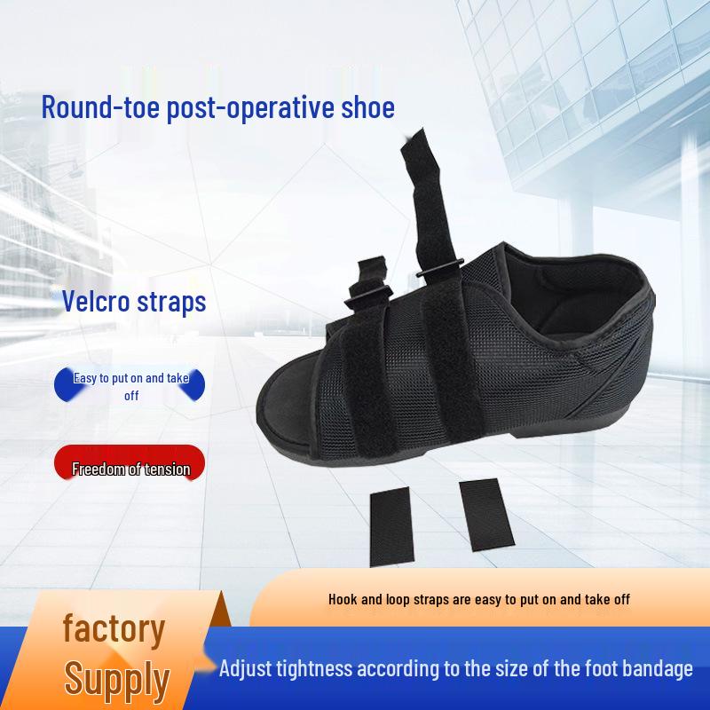 Erholungsschuhe mit harter Sohle für Fußfrakturen, Hallux-Valgus-Operationen und Mittelfußunterstützung
