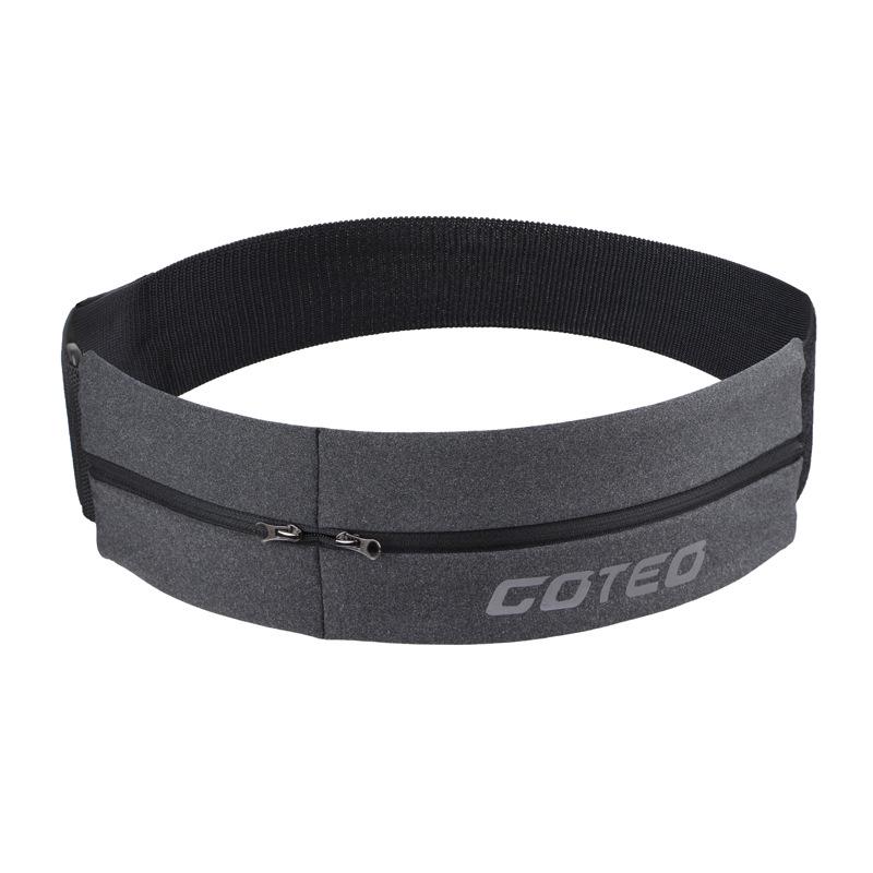 

Large Screen Running Waist Bag with Double Zipper, Anti-Theft Design, Elastic Fit for Cycling and Yoga One Size