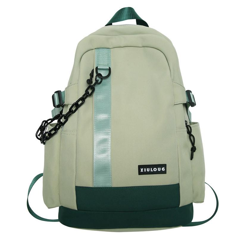 Fashion temperament schoolbag female high school college student trend sense backpack male large capacity travel computer backpack