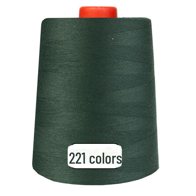 Fengtian 403 High-Speed Polyester Sewing Thread Roll - Black & White Pagoda Thread for Computerized Flat Sewing Machines