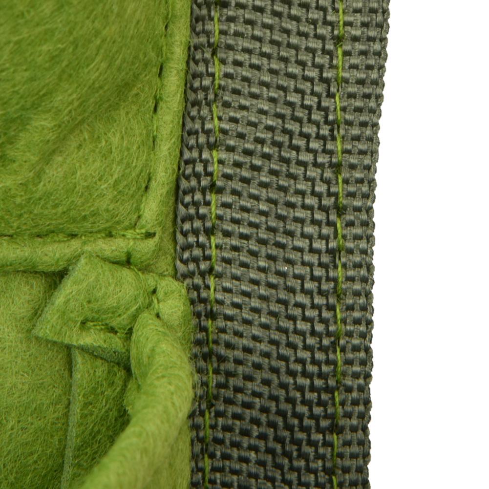 12 Pockets Vertical Greening Hanging Wall Outdoor Garden Plant Growing Bags Planter