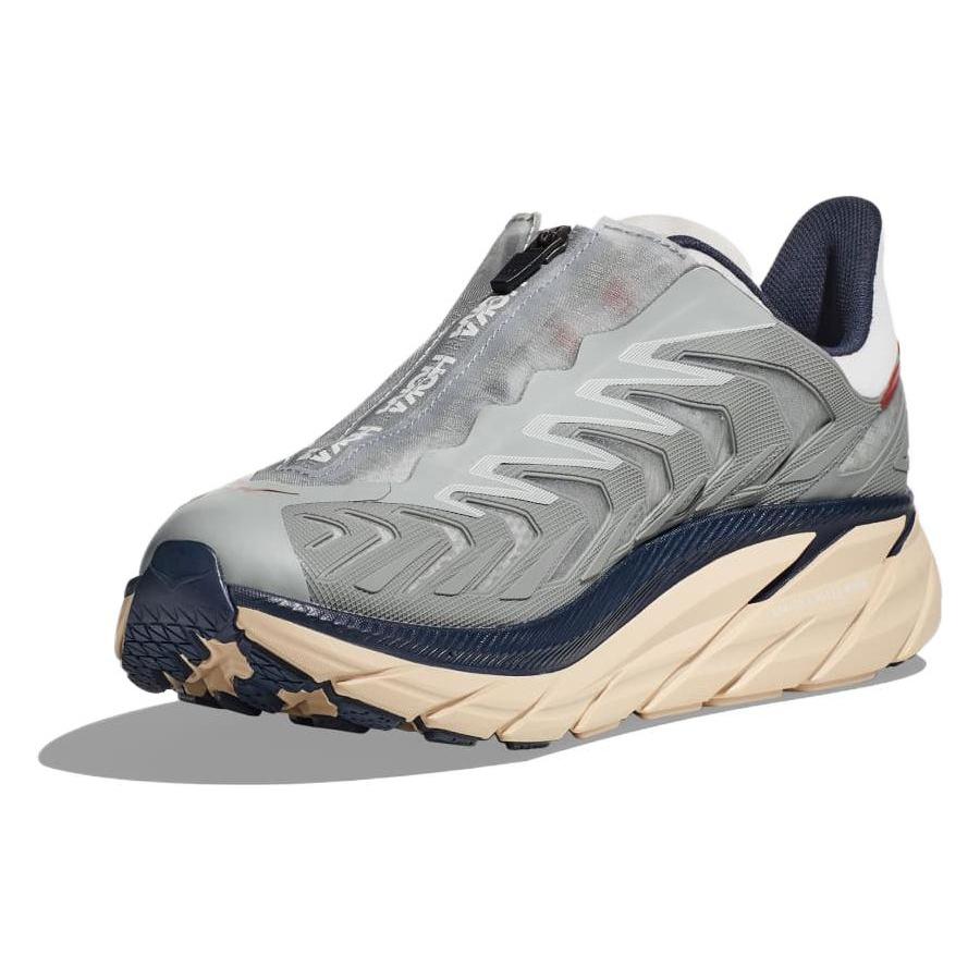 HOKA ONE ONE Project Clifton Knitted Running 'Grey Beige' Men's 1127924-LSSD