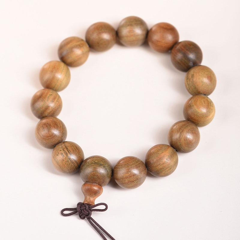 Argentina Agarwood & Green Sandalwood Unisex Prayer Beads Bracelet