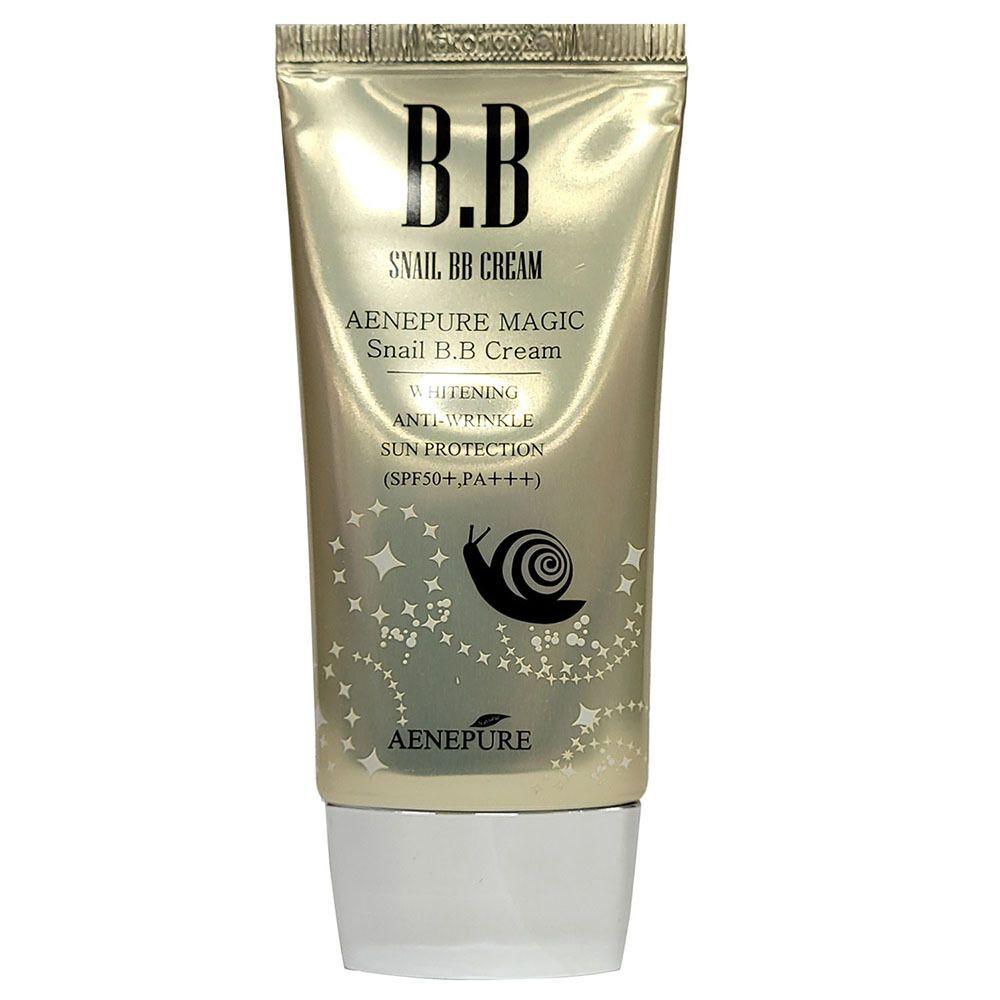 Snail BB Cream 50ml with Color USNVLZMB Capsule Technology for Skin Tone Correction
