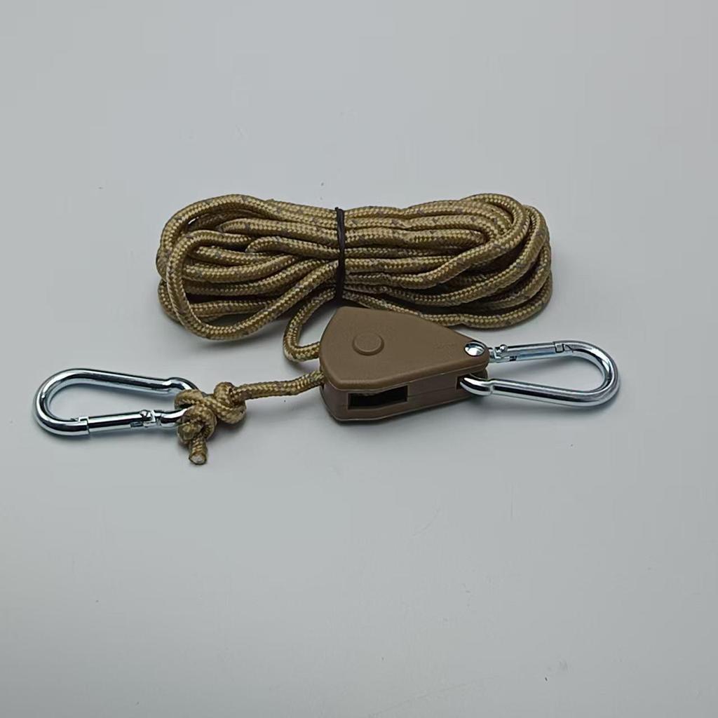 Outdoor Metal Pulley Rope Tensioner for Tent Canopy
