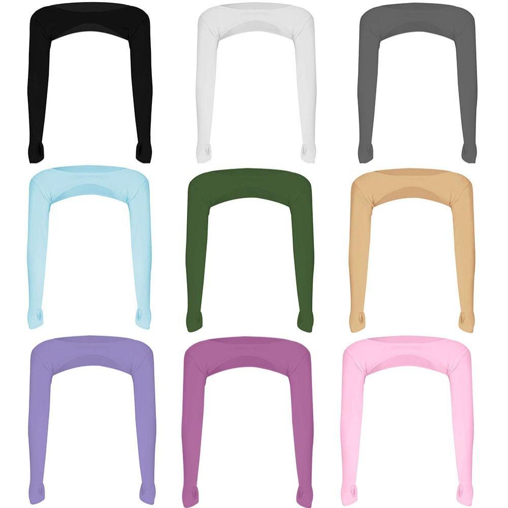 Polyester Ice Silk Sweatshirt Porosity Arm Cover New UV Protective Shawl  Women