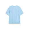Li Ning Sports Lifestyle Series Logo Print Round Neck Short Sleeve T-Shirt Men Tops Ice-Blue AHST175-2