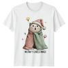 Meowy Christmas Cat Holidays Christmas Unisexs Unisexs Graphic TShirt Tee