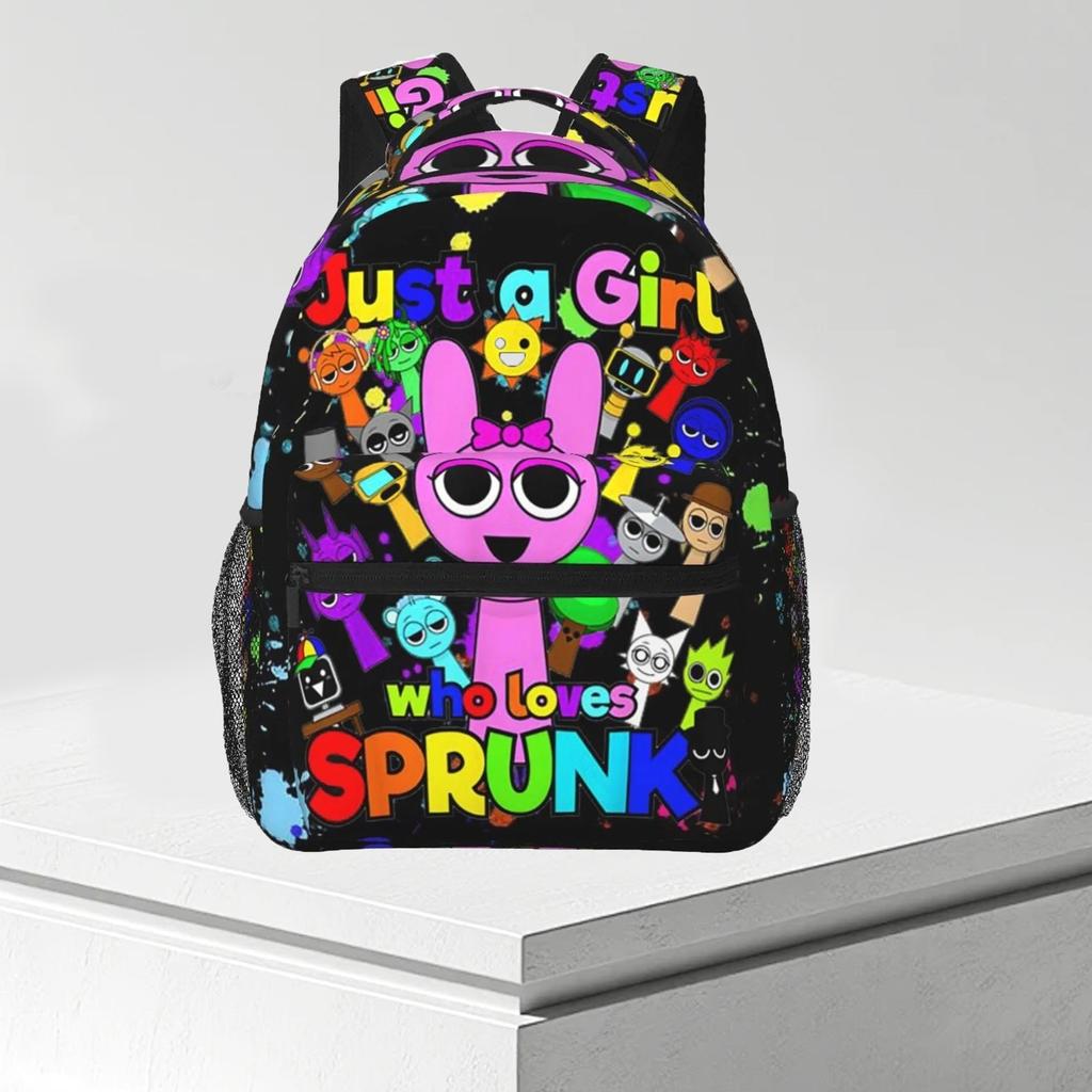 Large Capacity Printed Backpack For Primary And Secondary School Students