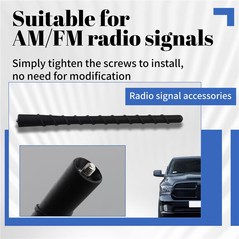 

Car FM AM Car Radio Antenna Roof Fit For KIA RIO Hyundai HB20 Accent I30 Ix35 Tucson-A99D чорний