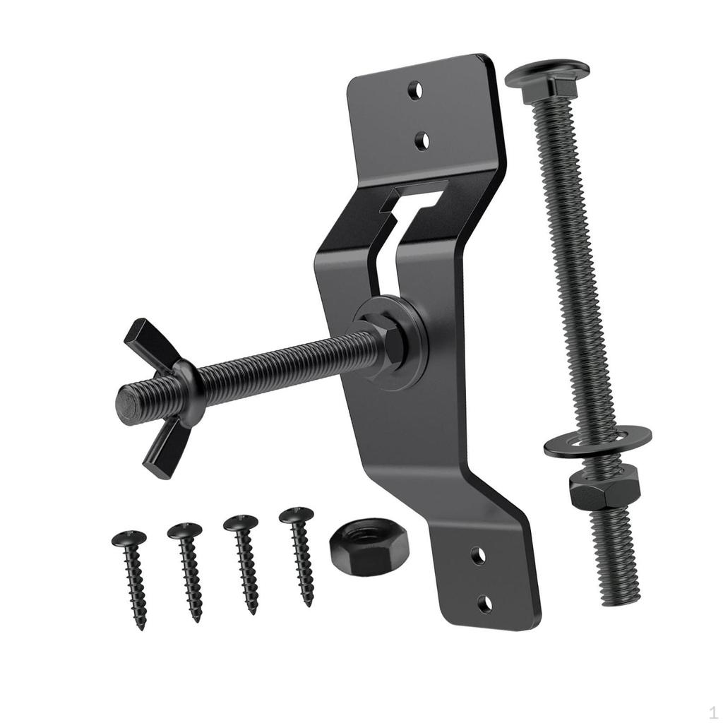 Spare Tire Holder Mount Wheel Carrier Black,Fasten Bracket Rack for Trucks Garages