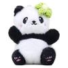 Flower Head Cute Red Panda Keychain Cartoon Girl Backpack Pendant Decorative