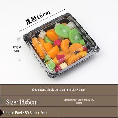 Disposable Plastic Fruit Platter with Lid