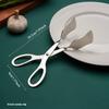 3pcs, Stainless Steel Table Tongs  Multipurpose Thickened Scissor type Food Tongs Easy to Clean  Suitable for Buffets, Kitchen Food Tongs