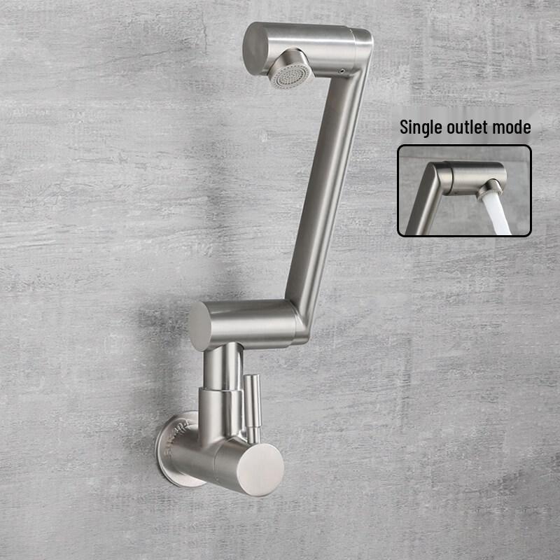 TLXT Kitchen Foldable Faucet with Maneki-Neko Design