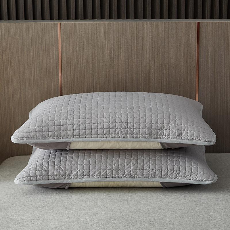 Men's Anti-Oil & Sweat Protection Pillowcase Set - Inner Liner Cover, Dirt & Sweatproof, Set of 2